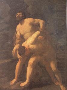Guido Reni Hercules Wrestling with Achelous (mk05) oil painting picture